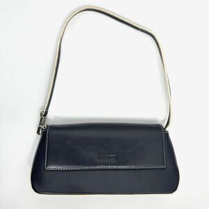 Unlisted‎ By Kenneth Cole Y2K Mini Shoulder Bag Blue White Trim Purse